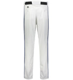 Russell White with Navy Change Up Piped Youth Baseball Pants