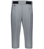 Russell Baseball Grey with Navy Diamond Series 2.0 Piped Youth Knicker Baseball Pants