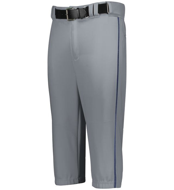 Russell Baseball Grey with Navy Diamond Series 2.0 Piped Adult Knicker Baseball Pants