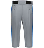 Russell Baseball Grey with Royal Blue Diamond Series 2.0 Piped Youth Knicker Baseball Pants