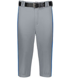 Russell Baseball Grey with Royal Blue Diamond Series 2.0 Piped Adult Knicker Baseball Pants