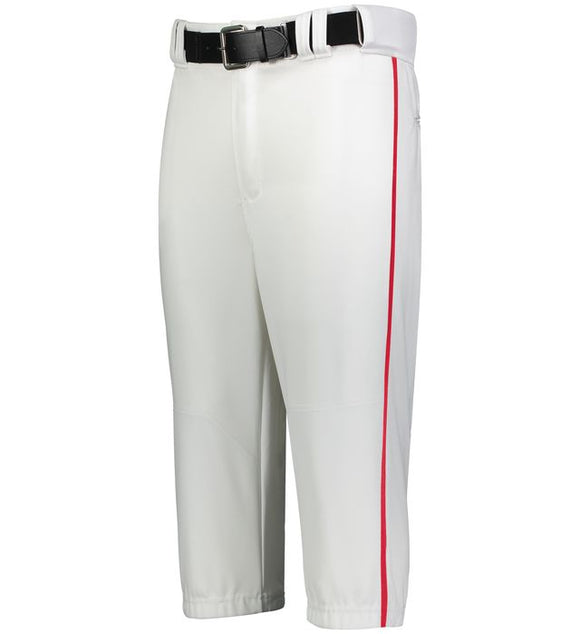 Russell White with True Red Diamond Series 2.0 Piped Adult Knicker Baseball Pants