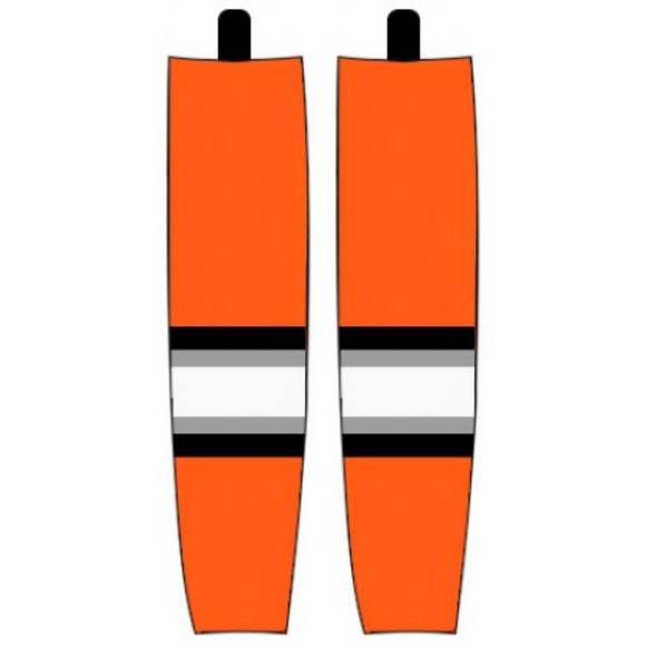 Modelline RIT Tigers Away Orange Sublimated Mesh Ice Hockey Socks