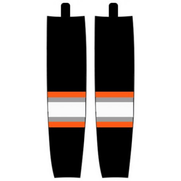 Modelline RIT Tigers Third Black Sublimated Mesh Ice Hockey Socks