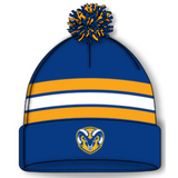 Custom Talkeetna Rams Beanie with Embroidered Logo