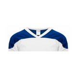 Athletic Knit (AK) H6100Y-207 Youth White/Royal Blue League Hockey Jersey