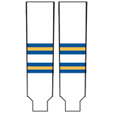 Modelline 2018 Buffalo Sabres Winter Classic White/Royal Blue/Gold Knit Ice Hockey Socks