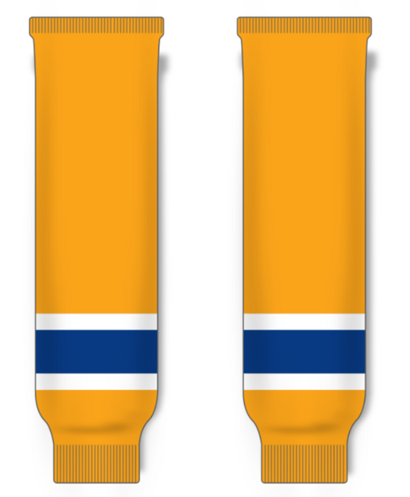 Modelline Saskatoon Blades Gold Knit Ice Hockey Socks