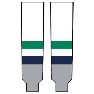 Modelline Seattle Thunderbirds Home White Knit Ice Hockey Socks