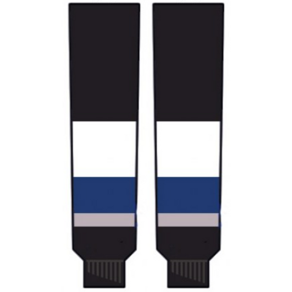 Modelline 1993-2007 Tampa Bay Lightning Home Black Knit Ice Hockey Socks