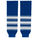 Athletic Knit (AK) HS630-504 New Toronto Maple Leafs Royal Blue Knit Ice Hockey Socks