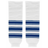 K1 Sportswear Toronto Maple Leafs White Knit Ice Hockey Socks