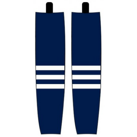 Modelline UConn Huskies Away Navy Sublimated Mesh Ice Hockey Socks