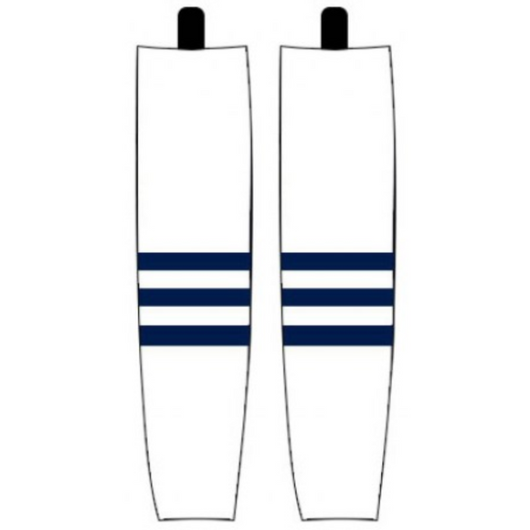 Modelline UConn Huskies Home White Sublimated Mesh Ice Hockey Socks