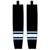 Modelline Utah Hockey Club Home Black Sublimated Mesh Ice Hockey Socks - PSH Sports