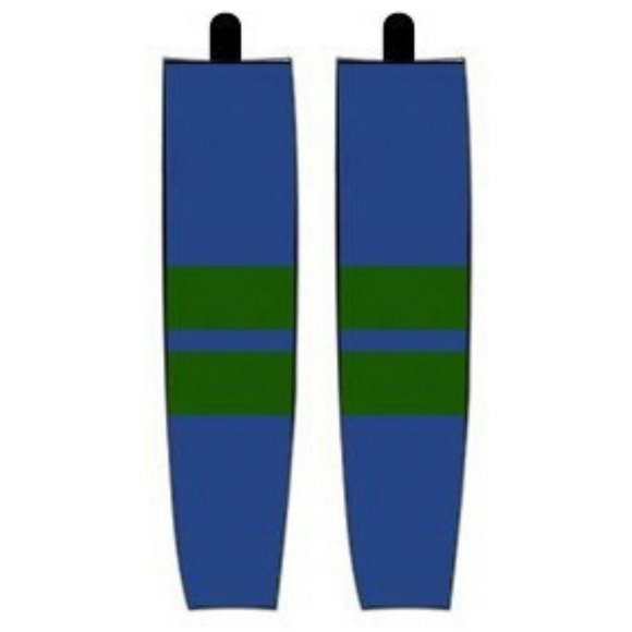 Modelline Vancouver Canucks Third Royal Blue Sublimated Mesh Ice Hockey Socks
