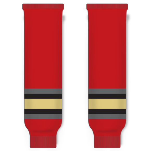 Modelline 2021 Las Vegas Golden Knights Outdoor Red Knit Ice Hockey Socks