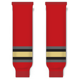 Modelline 2021 Las Vegas Golden Knights Outdoor Red Knit Ice Hockey Socks