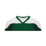 Athletic Knit (AK) H6100A-260 Adult Dark Green/White League Hockey Jersey