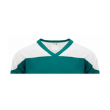 Athletic Knit (AK) H6100A-288 Adult Pacific Teal/White League Hockey Jersey