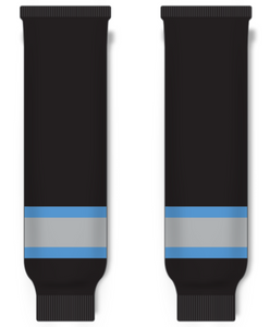 Modelline Kootenay Ice Black Knit Ice Hockey Socks