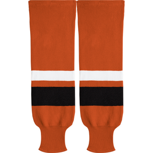 Kobe Sportswear X9800 Bright Orange/Black/White X Series League Knit Ice Hockey Socks