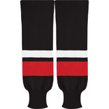 Kobe Sportswear X9800 Black/Red/White X Series League Knit Ice Hockey Socks