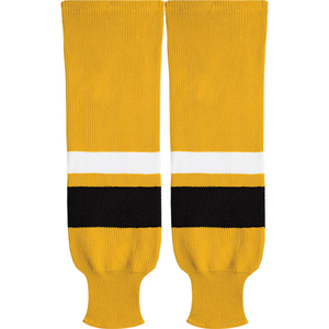 Kobe Sportswear X9800 Gold/Black/White X Series League Knit Ice Hockey Socks