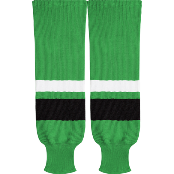 Kobe Sportswear X9800 Kelly Green/Black/White X Series League Knit Ice Hockey Socks