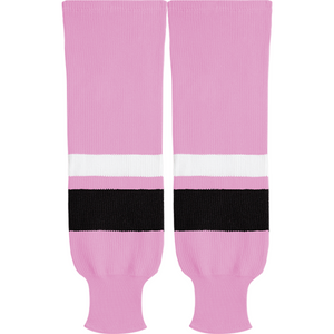 Kobe Sportswear X9800 Pink/Black/White X Series League Knit Ice Hockey Socks