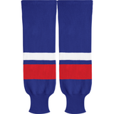 Kobe Sportswear X9800 Royal Blue/Red/White X Series League Knit Ice Hockey Socks