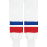 Kobe Sportswear X9800 White/Red/Royal Blue X Series League Knit Ice Hockey Socks