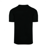 Athletic Knit (AK) A2500M-001 Mens Black Cotton Short Sleeve T-Shirt