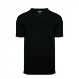 Athletic Knit (AK) A2500M-001 Mens Black Cotton Short Sleeve T-Shirt