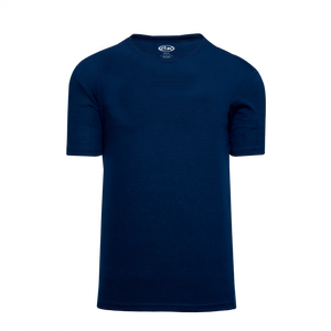 Athletic Knit (AK) A2500L-004 Ladies Navy Cotton Short Sleeve T-Shirt