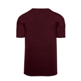 Athletic Knit (AK) A2500M-009 Mens Maroon Cotton Short Sleeve T-Shirt