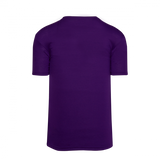 Athletic Knit (AK) A2500L-015 Ladies Violet Cotton Short Sleeve T-Shirt