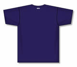 Athletic Knit (AK) A2500M-015 Mens Violet Cotton Short Sleeve T-Shirt