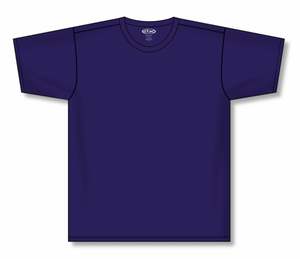 Athletic Knit (AK) A2500L-015 Ladies Violet Cotton Short Sleeve T-Shirt