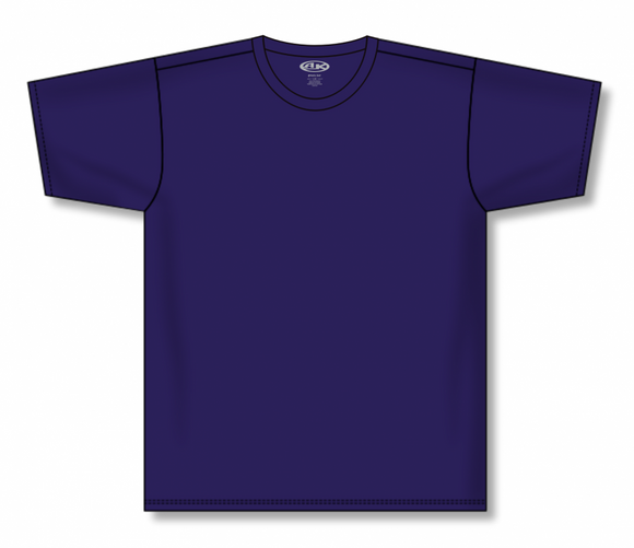 Athletic Knit (AK) A2500L-015 Ladies Violet Cotton Short Sleeve T-Shirt