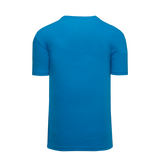 Athletic Knit (AK) A2500M-019 Mens Pro Blue Cotton Short Sleeve T-Shirt