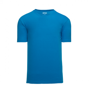 Athletic Knit (AK) A2500M-019 Mens Pro Blue Cotton Short Sleeve T-Shirt