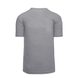 Athletic Knit (AK) A2500L-020 Ladies Heather Grey Cotton Short Sleeve T-Shirt