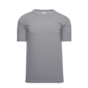 Athletic Knit (AK) A2500L-020 Ladies Heather Grey Cotton Short Sleeve T-Shirt