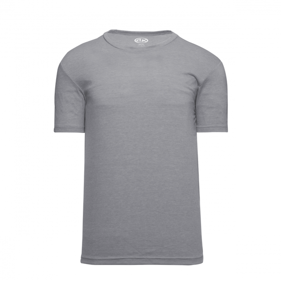 Athletic Knit (AK) A2500Y-020 Youth Heather Grey Cotton Short Sleeve T-Shirt