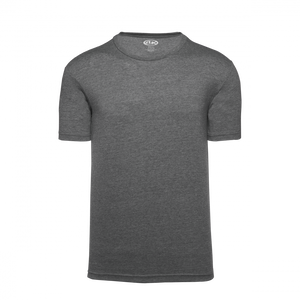 Athletic Knit (AK) A2500M-021 Mens Heather Charcoal Cotton Short Sleeve T-Shirt