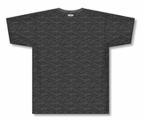 Athletic Knit (AK) A2500M-021 Mens Heather Charcoal Cotton Short Sleeve T-Shirt