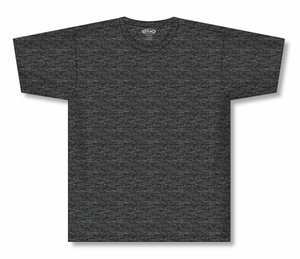 Athletic Knit (AK) A2500M-021 Mens Heather Charcoal Cotton Short Sleeve T-Shirt