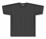 Athletic Knit (AK) A2500M-021 Mens Heather Charcoal Cotton Short Sleeve T-Shirt