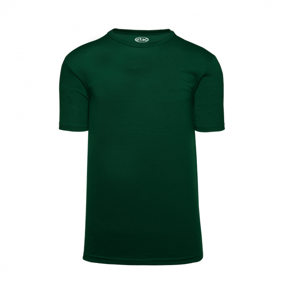 Athletic Knit (AK) A2500Y-029 Youth Dark Green Cotton Short Sleeve T-Shirt